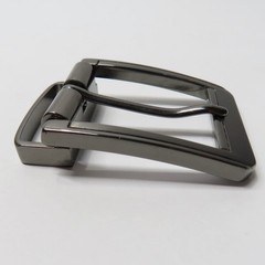 Mens Replacement Belt Buckle Gunmetal Single Prong Fits 1.5 Inch Belt