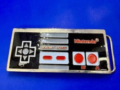 Official Classic Nintendo NES System Video Game Controller Figural Belt Buckle