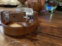 James Reid Ltd Sterling Silver Silver Belt Buckle 31-32-1.25-1”JR🦬✅
