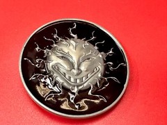 Falling Evil Sun Face – Solar Flare Black Color Belt Buckle By Buckle Rage