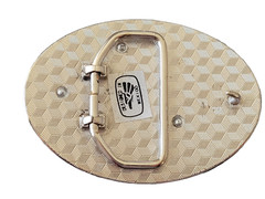 Western Gold Silver Buckle Rodeo Cowboy Buckle Boot Cutting Spur Spin Buckle