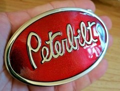 Peterbilt Red Belt Buckle new top quality belt buckle