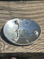 Montana Silversmiths Oval Western Horse Belt Buckle Silver/Gold Rope Edge