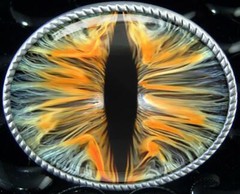 Eyeball Belt Buckle – Animal Taxidermy Halloween Cosplay Handmade Buckle -33-E