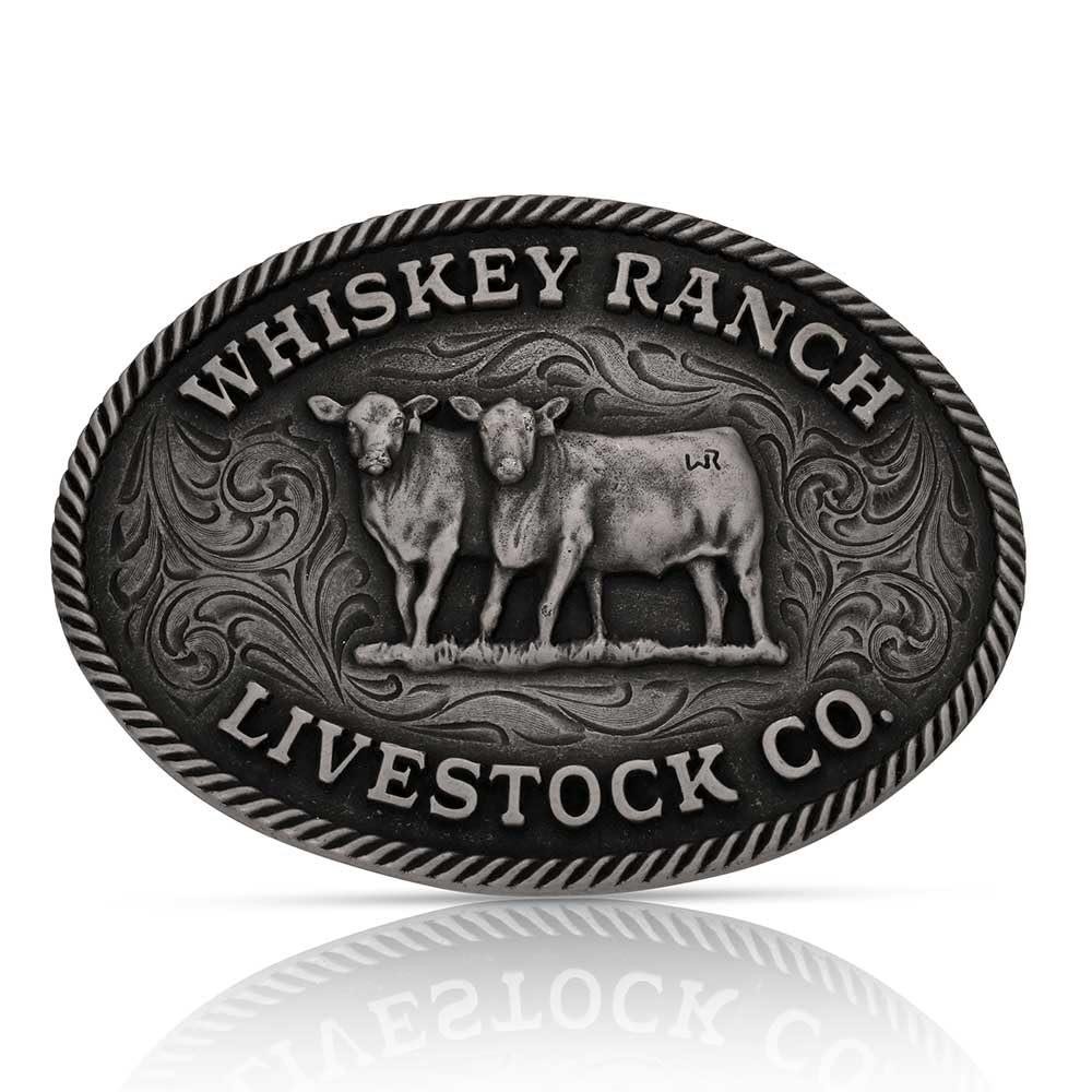 Montana Silversmiths Attitude Official Licensed Whiskey Bent Western Belt Buckle