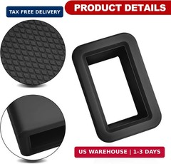 2-Pack Silicone Safety Belt Buckle Holder & Booster | Non-Slip Buckle Fixer for