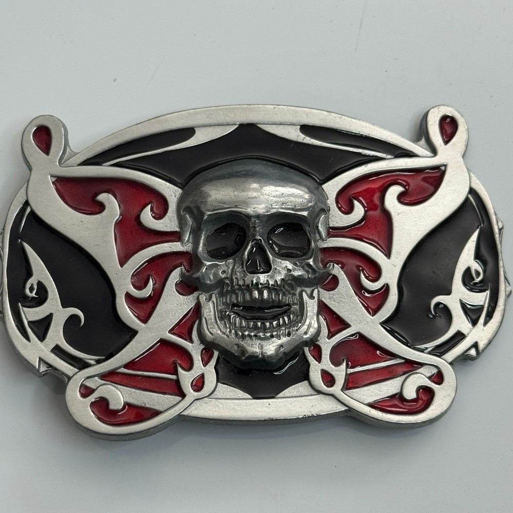 Great American Products 2006 Skull Belt Buckle Fashion Accessory Made in Mexico