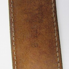 Vintage Tony Lama German Silver Belt Buckle and leather Belt