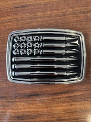 American Flag bullets belt buckle military army navy marines patriot