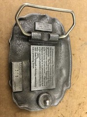 Belt buckle Plymouth NE 1892-1992
