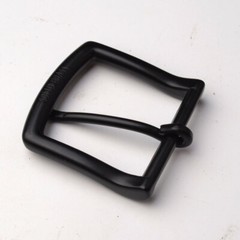 3.9cm Heavy Duty Single Prong Belt Buckle Black Metal Buckle Replacement
