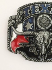 Texas Pride Belt Buckle Western Cowboy Mens Belt Buckles