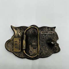 Vintage 1980 Lone Star Texas Belt Buckle Great American Buckle Co USA Serial 141
