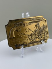 Signed Colt 1860 Army Revolver Belt Buckle Second Edition Americana