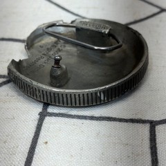 Jack Daniel&rsquo;s Belt Buckle OS Silver Old No 7 Brand Bottle Cap Vintage 2005