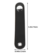 2Pcs Black Reusable Accordion Bellows Buckle Straps for Musical Instruments
