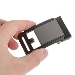 Durable Black Alloy Belt Buckle Replacement for Crafts Unisex Metal Buckle