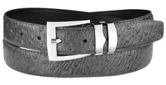 Krisar Enterprises OSTRICH Pattern CHARCOAL GREY 42, Charcoal Grey Gray