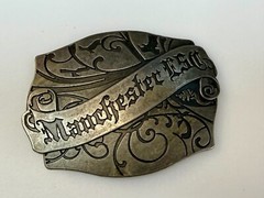 Manchester ESC Clothing Company Vintage Silver Color Belt Buckle