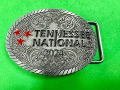 Tennessee National 2024 4th Place U21 Women&rsquo;s Enduro Trophy Award Belt Buckle