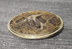 Taxidermy Rattlesnake Head Belt Buckle