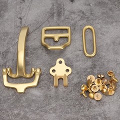 High Quality Brass Belt Buckle Set For Waist Belt Accessories
