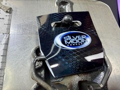 One For My Homies Bottle Novelty Cutout Silver Moon Belt Buckle New With Tags