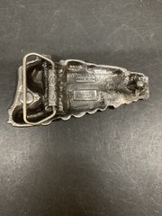 Vintage 1978 Bergamot Brass Works Large Metal Locomotive Train Belt Buckle USA