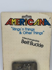 Vintage Bicentennial Spirit of America Belt Buckle 1776-1976 New Old Stock