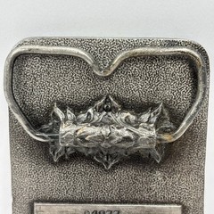 Vintage Men&rsquo;s Belt Buckle F-15 Eagle Aircraft Pewter The Buckle Connection 1977