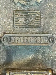 Vtg 1987 Duck Hunting Belt Buckle Made In The USA Great American Buckle Company