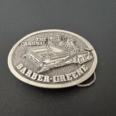 Vintage Barber Greene Model 879 Asphalt Paver Belt Buckle The Original