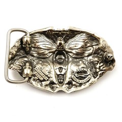 German silver belt buckle Cerberus, Animal buckle, Three headed dog, Hell dog