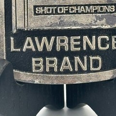Vintage Lawrence Brand Shot of Champions Shotgun Shell Belt Buckle