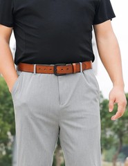 1.5 inch Belt Buckle-Single Prong Square Replacement Buckle for Formal & Casual