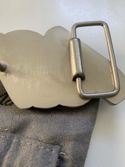Titleist Vokey Interchangeable Belt Buckle BV Logo Black Enamel Silvertone Metal