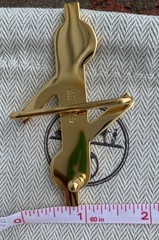 38mm Hermès H Noué belt buckle in gold-plated metal Sailor Knot New Hermes Auc