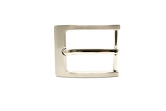 Silver Belt Buckle, ( 1.5 ») Removable Buckle For Men Women