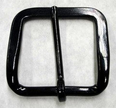 Lot of 100 Pieces Plain Belt Buckles 1-1/2&Prime; inch Black Nickel Plated Steel 1.5&Prime;