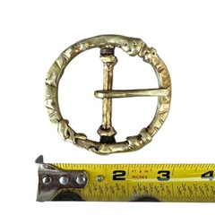 Handmade Solid Brass Belt Buckle USA | 1.5&Prime; « PEGASUS » Retro Artisan Buckle Men