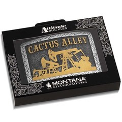 Montana Silversmiths Attitude Officially Licensed Cactus Alley Belt Buckle