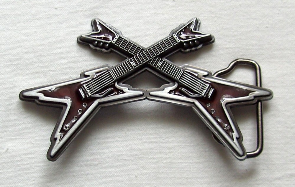 Belt Buckle Guitar Bass Guitar Electric Guitar Jazz Metal Plucked Instrument Buckle