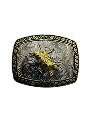 Rodeo Bull Rider Western Cowboy Style buckle Hebilla Vaquera Con Jinete Rodeo
