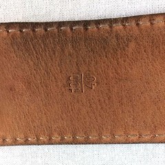 Louis Vuitton Pre-Owned Damier Sainteur Belt Gold 95Cm 5
