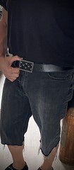 “Visitors Over Cairo” Industrial Studded Belt Buckle – Darren McNeese Archive