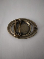 1980&rsquo;s Vintage Brass Bull Belt Buckle – Bull w/ ring in nose – Rodeo – Bullrider