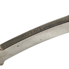 Hermes H Belt Logo Buckle Only Metal Silver