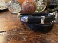Pat Areias Sterling Silver James Reid Style Belt Buckle 33-35-1.3/8-1”✅nu