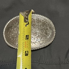 Nocona M&F Western Oval Floral Scroll Belt Buckle 37222