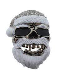 Skull Belt Buckle Halloween Party Costume Santa Claus Christmas Men »s Hand cuff